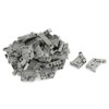 uxcell 50Pcs 35mm DIN Rail Terminal Block End Stopper Mounting