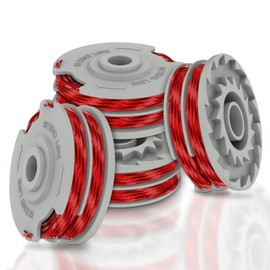 ERHUO Strimmer Spool Line,Double Autofeed Spool, Ø0.05 in 36ft Strimmer Spool,Replace of FLY021,Compatible with Flymo Power/Mini/Trim Grass Trimmer (4PCS)