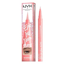 NYX Professional Makeup Epic Ink Liner Glitz, Delineador Líquido con Brillos, A Prueba de Agua, Ultra Pigmentado, Fórmula Vegana, Tono Bootcut Bling, 1 ml