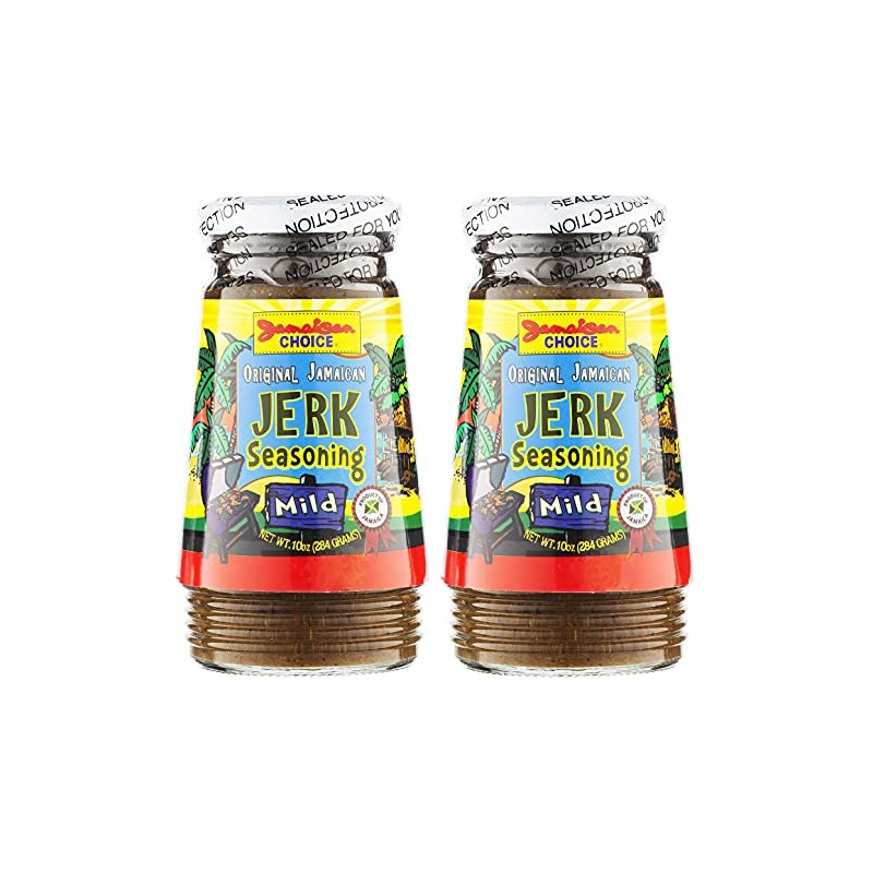 Original Jamaican Jerk Marinade, Mild Seasoning. 10 Oz (2-Pack) by