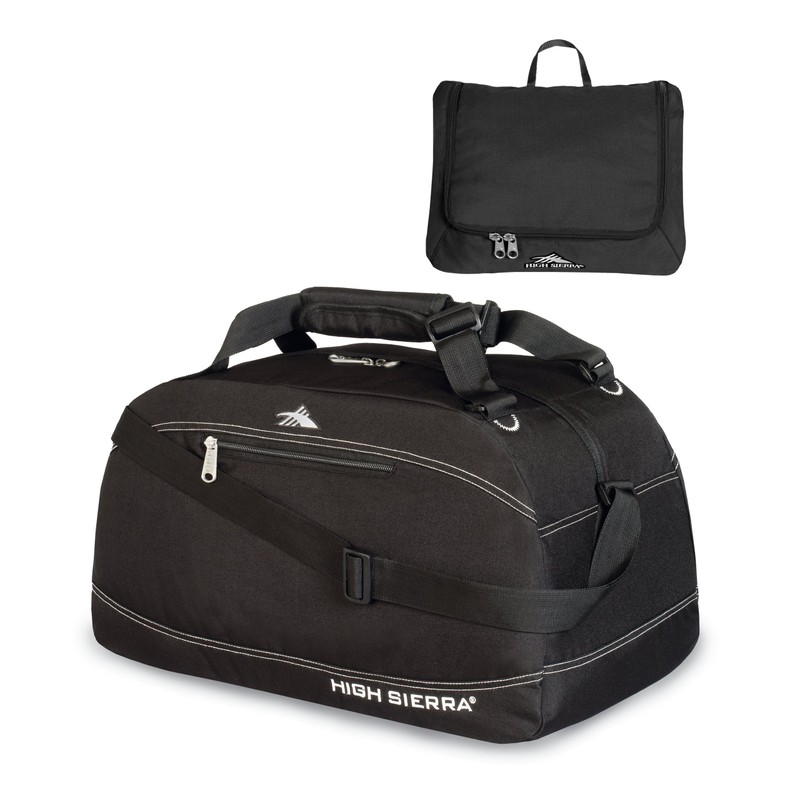 High Sierra 20" Pack-n-Go Duffle, Model Number - 53607-3054, Black