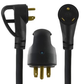 Corddepot 30-Amp 50-Feet 125-Volt RV Extension Cord with LED Power Indicator