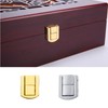 6pcs Toggle Catch Lock,Antique Vintage Lock, RETR Golden Hasp with