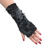 JYTDBCS Fingerless Gloves Punk Armcuffs Gothic Ripped Accessory