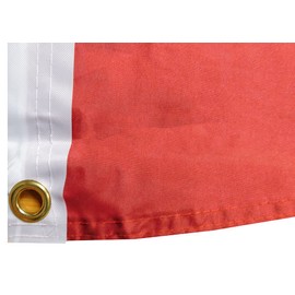 Pirate Yacht Club Burgee 1898 Red Premium Quality Heavy Duty Fade Resistant 3x5 3'x5' 100D Woven Poly Nylon Flag Banner Grommets