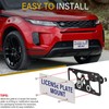 No Drill License Plate Holder Compatible with Land Rover Defender,
