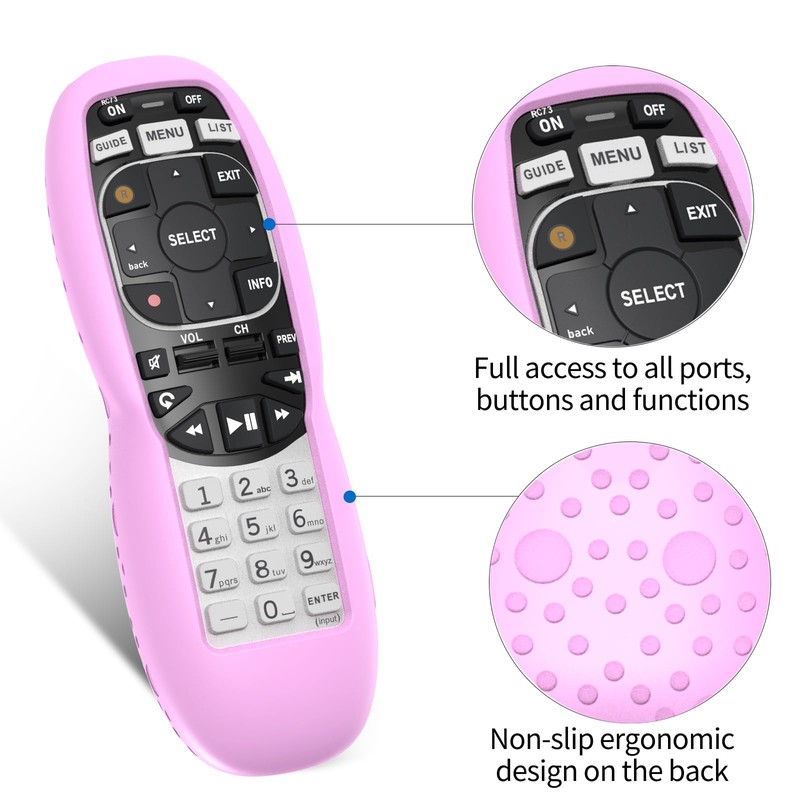 2 Pack Case for DirecTV RC73 Remote Control, Remote Cover