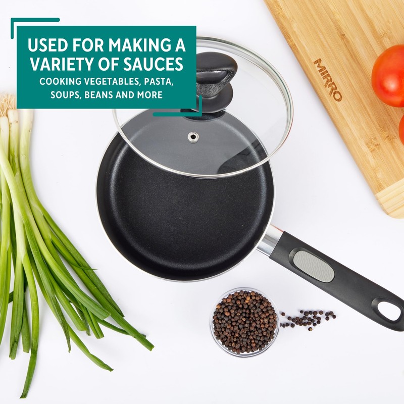 Mirro A79721 Get A Grip Aluminum Nonstick Sauce Pan with