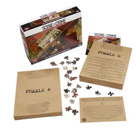 Scene of the Crime: The Stolen Necklace Mystery | 2-in-1 Jigsaw Puzzle with a Hidden Reveal! | Put the Pieces Together to Solve the Mystery | Ages 14+