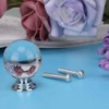 Ticfox 10pcs Crystal Glass Ball Pulls Cabinet Door Knobs Cupboard