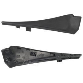 AUTOXBERT for Nissan Rogue 2014-2020 Front Left Right Wiper Side Cover Extension Cover Windshield Wiper Cowl Trim Panel 66895-4CL0A 66895-4BA1A 66894-4CL0A 66894-4BA1A Black 2pcs