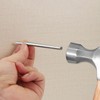 100Pcs Special Hidden Double Headed Nails Rust-Proof Skirting Thread Seamless