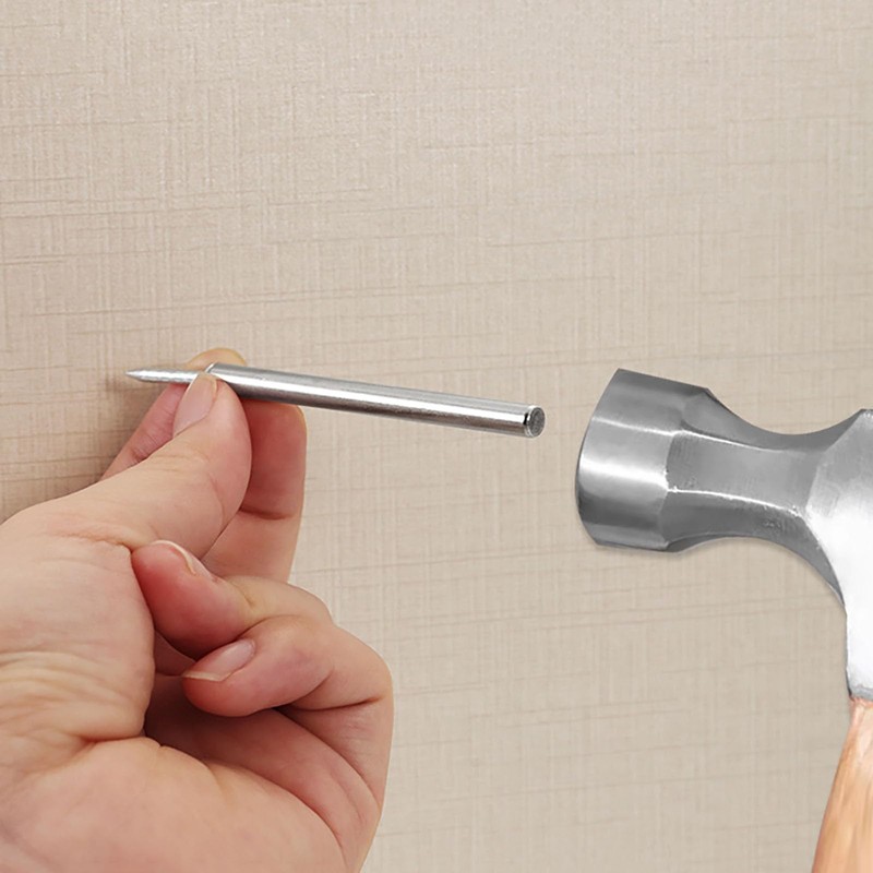 100Pcs Special Hidden Double Headed Nails Rust-Proof Skirting Thread Seamless