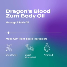 Indigo Wild Zum Dragon'S Nourishing Blood Body Massage Oil 4 Fl Oz
