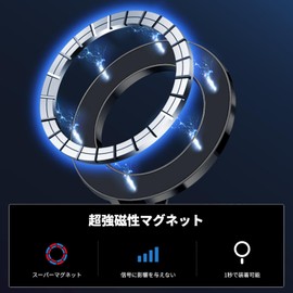 magsafe Car Smartphone Holder, 360° Free Rotation, Smartphone Holder, Magnet, N55 Super Strong Magnet, Compatible with MagSafe, Stability, Won't Fall Off, Foldable, Easy Installation, Compatible with