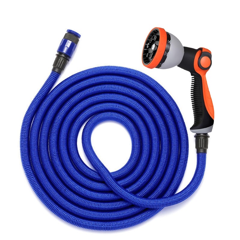 Hardbase Metal Stretchable Hose, 3 Times Longer Sprinkling Hose, For
