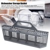 WGFOIP Universal Plastic Dishwasher Cutlery Storage Basket, Easy Drying for