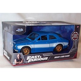 Jada FAST & FURI0US blue/white brian's F0RD escort vehicle car 1:32 scale diecast model