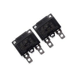 RKURCK RKURCK 15 Amps Thermal Circuit Breakers 125/250VAC 32VDC Automatic Reset Relay Fuse Current Overload Protector Switch 15A 2 Pack