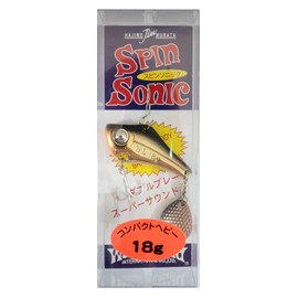 Water Land (ウォーターランド) Lure Spin Sonic 18g Black/Gold