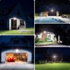 intelamp Solar Flood Lights Outdoor Waterproof, 20000mAh 251 LED 2000LM