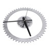 Simple Wall Clock Hollow Gear Frameless Design Hanging Clock with