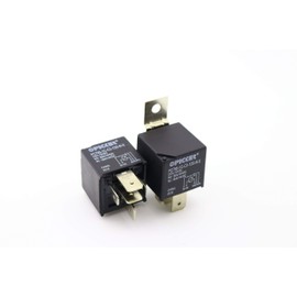 (x2) PC795-1C-C2-12S-N-X-2 | 5 Pin SPDT 12 VDC Coil, 80/60 Amp Switching, Maxi ISO Sealed Automotive Plug-in Relay with Metal Bracket