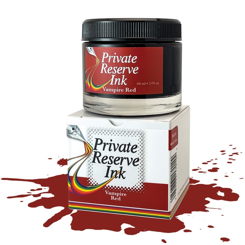 Private Reserve Ink Vampire Red – Premium 60ml Fountain Pen