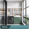 LIENAHU Wall Mounted Clothes Drying Rack, Collapsible, Folding, Retractable -