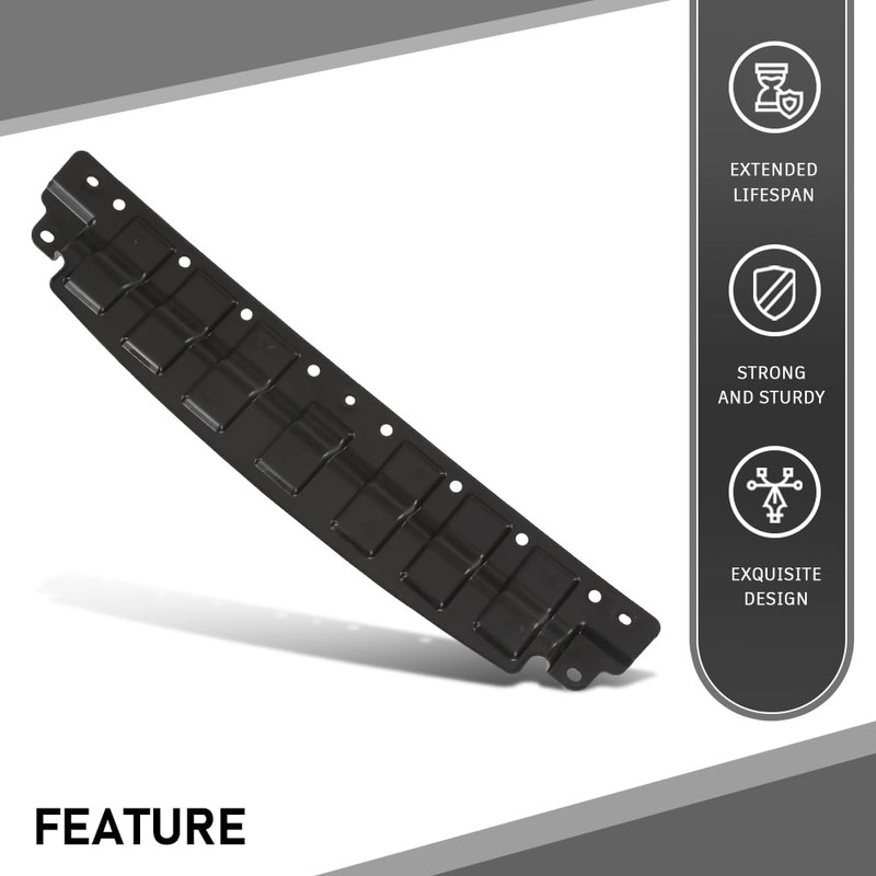 LQI Front Bumper Lower Panel Cover Black Compatible with Hyundai