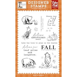 Echo Park Paper Winnie The Pooh Autumn Adventures Await Stamp Set, Multi