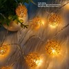 LED Light String Innovative Iron Wire Round Ball String Lights