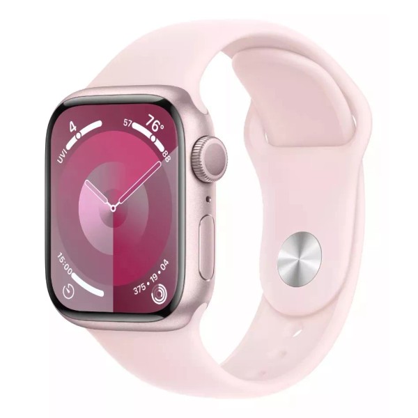 Apple Watch Series 9 Gps 45 Mm Correa Deportiva Rosa Claro
