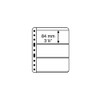 plastic pockets VARIO, 3-way division, clear film