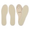 2 Pairs of Warm Lambswool Insoles, EVA Latex Sheep's Wool