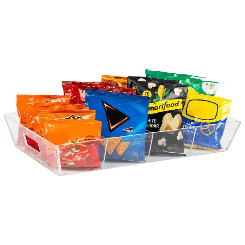 Mind Reader Snack Tray, Countertop Organizer, Snack Tray, Pantry, Breakroom,