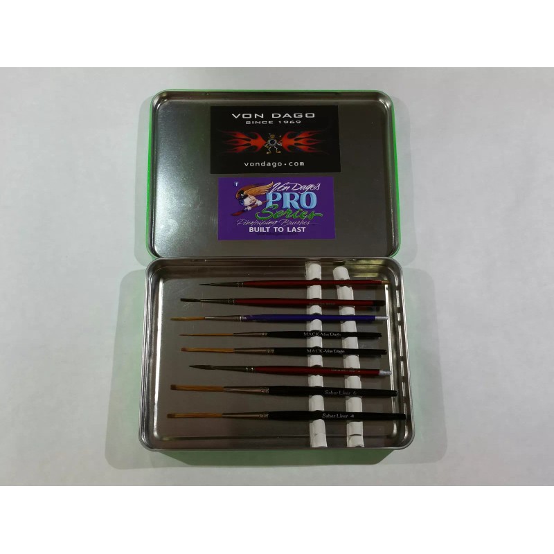 Von Dago "Pro-Series" / Andrew Mack LEAK PROOF Metal BRUSH