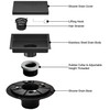 6 Inch Square Shower Floor Drain, Shower Drain Kit with