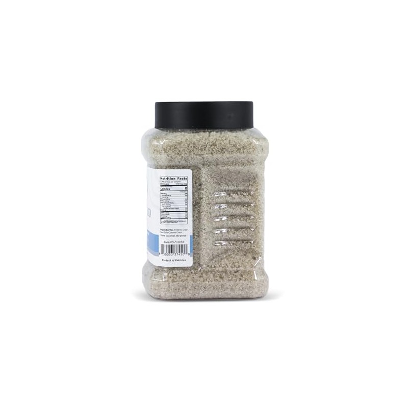 Ankerio Gray Sea Salt - 5 LB Jar, For Home
