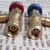 Opexicos 2Pcs Multifunctional R22/R410A Refrigeration Charging Adapter,Air Conditioning Charging Valve