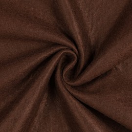 Mondo Tessuti - Stoffschnitte Lens Cloth - Felt 1 mm - Available in Various Sizes and 60 Colours (50 x 70 cm, Brown)