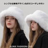 SLINX FDM02 Women's Bucket Hat, Hat, Brushed Faux Fur, Cold