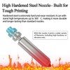 3PK 0.4mm Hardened Steel Integrated Nozzle for Anycubic Kobra X/Kobra