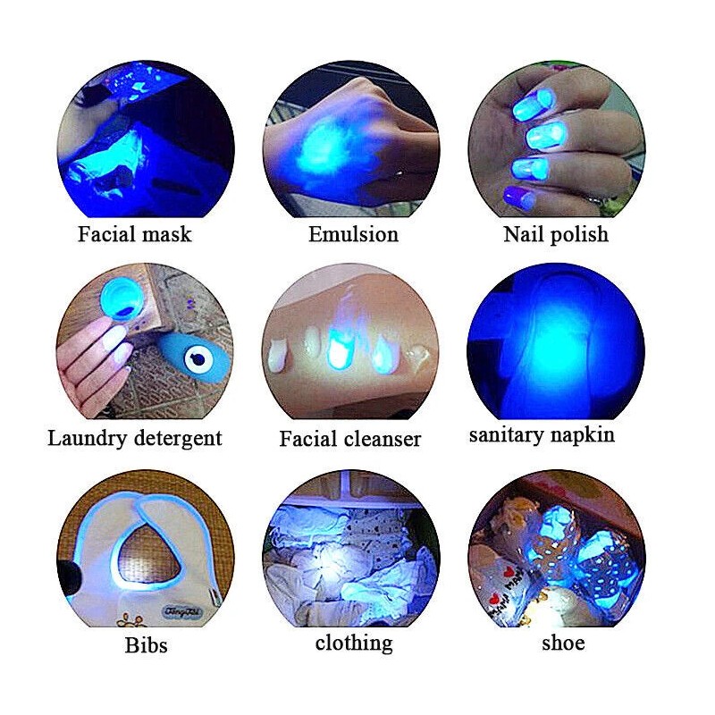 Unbranded UV Flashlight Black Light Super Bright 120000lm Torch Ultra