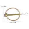 Gatuida 10pcs Heavy Duty Lynch Pin for Trailers Tractors and