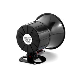 QWORK Electric Siren Horn, 2 Pack DC 12V Security Loud Wired Alarm Siren for Home Alarm System Security and Protection, 110 dB