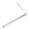 Wall Bracket Shelf, Pack of 6 Angle White for Shelves,