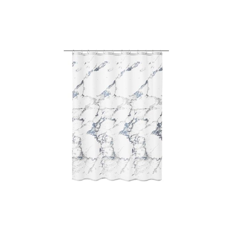 Kleine Wolke Marble Shower Curtain 180 x 180 cm Anthracite
