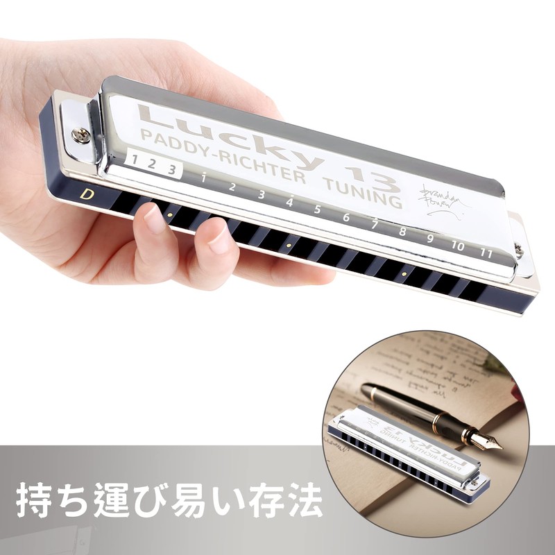 East top Harmonica Blues Harmonica 13 Holes Dcor Jazz Expert