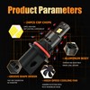HUOKEDS Fits for 1999-2004 Ford F250 Fog Lights Bulbs Combo,